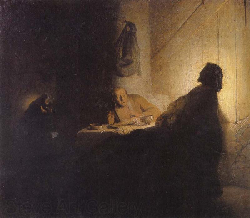 REMBRANDT Harmenszoon van Rijn The Supper at Emmaus